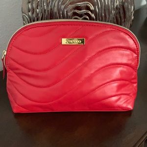 Shiseido Red Makeup Bag